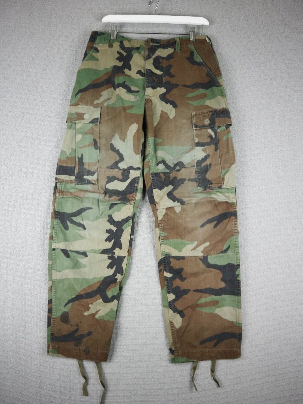 Vintage 2000s Camo Distressed Faded Fatigue Cargo Pants Mens (as is)